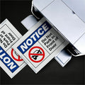 Avery Reflective Sign Labels, Silver, 1 Pack, AVE61582