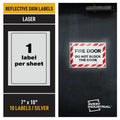 Avery Reflective Sign Labels, Silver, 1 Pack, AVE61582