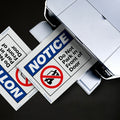 Avery Reflective Sign Labels, Silver, 1 Pack, AVE61582