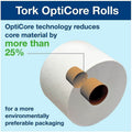 Essity Hygiene and Health AB TORK OptiCore Mid-size Toilet Paper Roll White T11, 1755 Roll, TRK112990