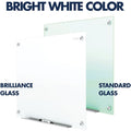 ACCO Quartet Infinity Magnetic Glass Dry-Erase Board, White, 48" x 48", QRTG24848W
