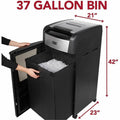 ACCO GBC AutoFeed+ Large Office Shredder, 750M, Micro-Cut, 750 Sheets, Black, GBCWSM1757613