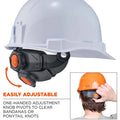 Tenacious Holdings Ergodyne 8972LED Cap-Style Hard Hat, White, EGO60146