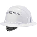 Tenacious Holdings Ergodyne 8973 Class C Full Brim Hard Hat, White, EGO60154