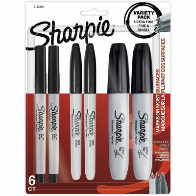 Newell Sharpie Permanent Marker, 6 / Pack, SAN2135318