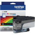 Brother INKvestment LC406BK Original Standard Yield Inkjet Ink Cartridge - Single Pack - Black -, BRTLC406BKS