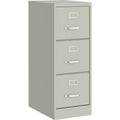 Lorell Fortress Series 22" Commercial-Grade Vertical File Cabinet, Light Gray, LLR42298
