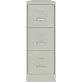 Lorell Fortress Series 22" Commercial-Grade Vertical File Cabinet, Light Gray, LLR42298