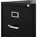 Lorell Fortress Series 22" Commercial-Grade Vertical File Cabinet, Black, LLR42297