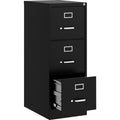 Lorell Fortress Series 22" Commercial-Grade Vertical File Cabinet, Black, LLR42297