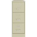 Lorell Fortress Series 22" Commercial-Grade Vertical File Cabinet, Putty, LLR42296