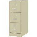 Lorell Fortress Series 22" Commercial-Grade Vertical File Cabinet, Putty, LLR42296