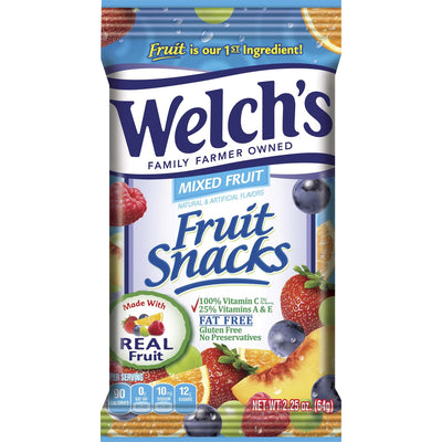 Promotion In Motion . Welch's Mixed Fruit Snacks, 48 / Carton, WEL2898