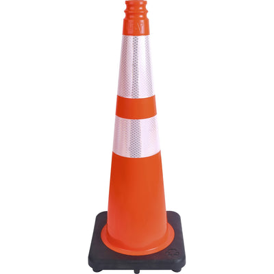 Tatco Slimline Traffic Cones, Silver, TCO35500