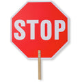 Tatco STOP / SLOW 2-sided Handheld Sign, Multicolor, TCO17530