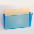 Officemate 23220 Blue Glacier Wall File, Letter Size, 3/PK, Transparent Blue, 3 / Pack, OIC23220
