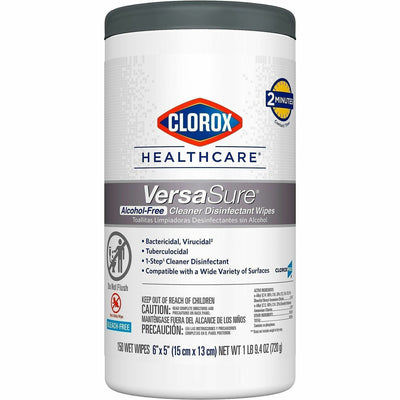 The Clorox Company Clorox Healthcare VersaSure Disinfectant Wipes, White, CLO31758