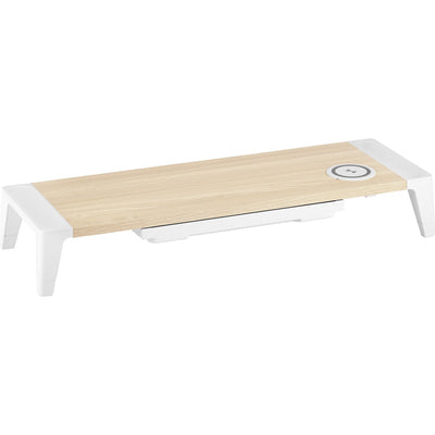 Stanley Black & Decker Bostitch Wireless Charging Wooden Monitor Stand, Multi, 6EA/CT — view 1
