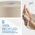 Kimberly-Clark Scott Essential 100% Recycled Hard Roll Towels, Brown, 6 / Carton, KCC54038