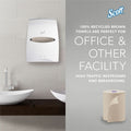 Kimberly-Clark Scott Essential 100% Recycled Hard Roll Towels, Brown, 6 / Carton, KCC54038