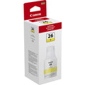 Canon GI-26 Pigment Color Ink Bottle, CNMGI26Y