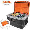Tenacious Holdings Ergodyne 5171 Single Industrial Hard Sided Cooler, Gray, EGO13171