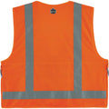 Tenacious Holdings Ergodyne 8250Z Type R Class 2 Surveyors Vest, Orange, EGO21415