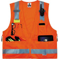 Tenacious Ergodyne 8250Z Type R Class 2 Surveyors Vest, Orange, EGO21415