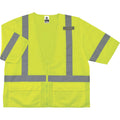 Tenacious Holdings Ergodyne 8320Z Type R Class 3 Standard Vest, Lime, EGO22123