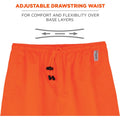 Tenacious Holdings Ergodyne 8915 Class E Rain Pants, Orange, EGO24414