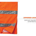 Tenacious Ergodyne 8915 Class E Rain Pants, Orange, EGO24415