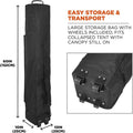 Tenacious Holdings Ergodyne 6000 Heavy-Duty Pop-Up Tent - 10ft x 10ft / 3m x 3m, Lime, EGO12900