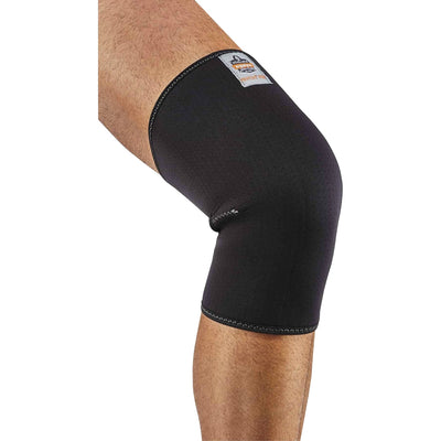 Tenacious Ergodyne ProFlex 600 Single Layer Neoprene Knee Sleeve, Black, Medium (M), EGO16503