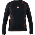 Tenacious Holdings Ergodyne 6435 Thermal Base Layer Long Sleeve Shirt, Black, Large, EGO40204