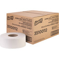Genuine Joe Jumbo Jr Dispenser Bath Tissue Roll, White, 12 / Carton, GJO35100112