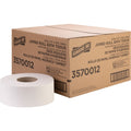 Genuine Joe Jumbo Jr Dispenser Bath Tissue Roll, White, 12 / Carton, GJO3570012