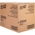 Genuine Joe Embossed Hardwound Roll Towels, Brown, 12 / Carton, GJO32500
