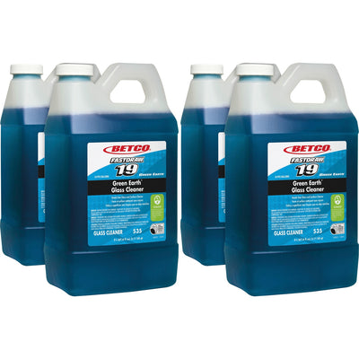 Betco Green Earth FastDraw 19 Glass Cleaner, Blue, 4 / Carton — view 1