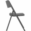 Dorel Cosco Zown Classic Commercial Resin Folding Chair, 4 / Carton, CSC60410SGY4E