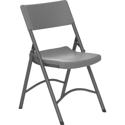 Dorel Cosco Zown Classic Commercial Resin Folding Chair, 4 / Carton, CSC60410SGY4E