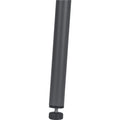 Dorel Zown Classic 24" Corner Blow Mold Fold Table, Gray, 2 / Carton, CSC60523SGY2E