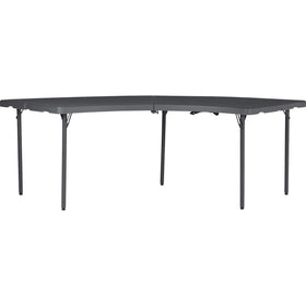 Dorel Zown Moon Commercial Blow Mold Folding Table, Gray, CSC60527SGY1E