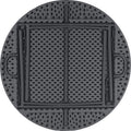 Dorel Zown Commercial Round Blow Mold Fold Table, Gray, CSC60533SGY1E