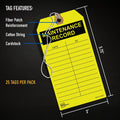 Avery Preprinted OUT OF SERVICE Red Service Tags, 1 Pack, AVE62429