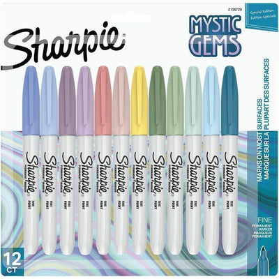 Newell Sharpie Mystic Gems Permanent Markers, 12 / Pack, SAN2136729
