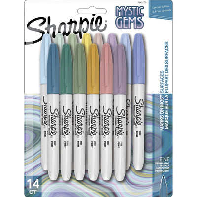 Newell Sharpie Mystic Gems Permanent Markers, 14 / Pack, SAN2142705