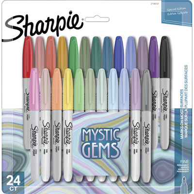 Newell Sharpie Mystic Gems Permanent Markers, 24 / Pack, SAN2136727