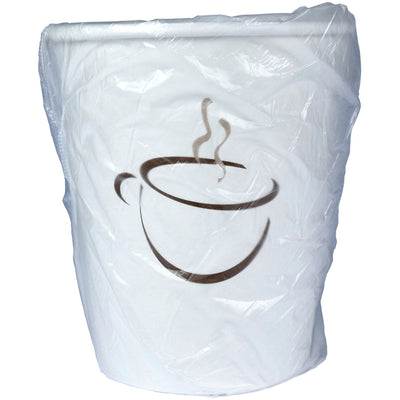 RDI-USA RDI 9 oz Single Wall Wrapped Hot Paper Cups, White, 1000 / Carton, CFPCPPPCGEN