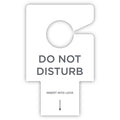 RDI-USA RDI Electric Lock Do-Not-Disturb Sign, White, 100 / Carton, CFPDNDELGEN100