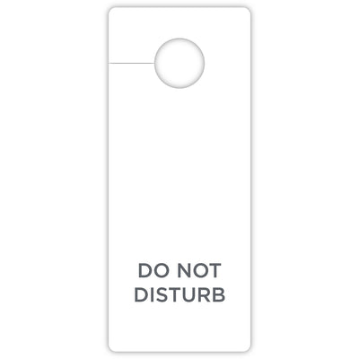 RDI-USA RDI Do-Not-Disturb Hang Sign, White, 100 / Carton, CFPDNDGEN100